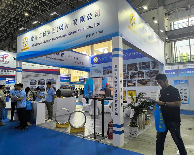 시왕이 파이프자재 전시회에서 멋진 모습을 드러냈습니다.